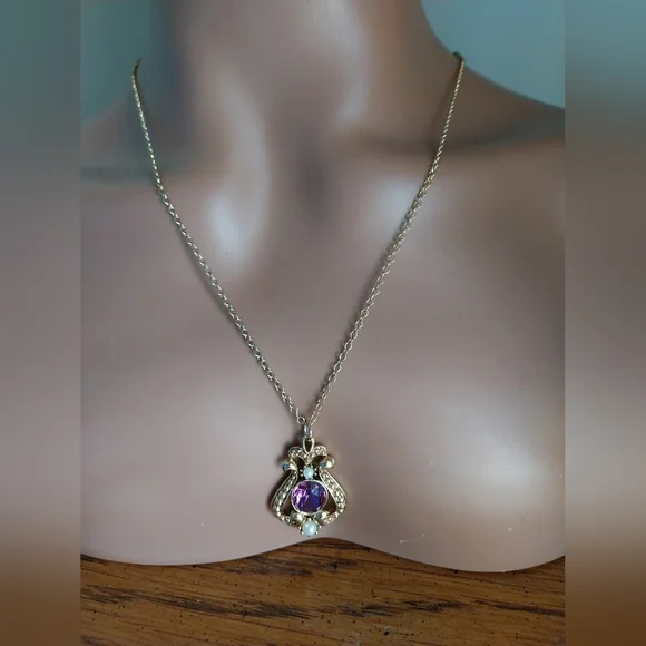 Avon Jewelry Set Gold Necklace - Picture 3 of 13